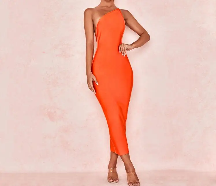 Bandage Dress Elegant Celebrity Fashion Night Club Party Dresses Sexy Bodyon Dress Women Summer