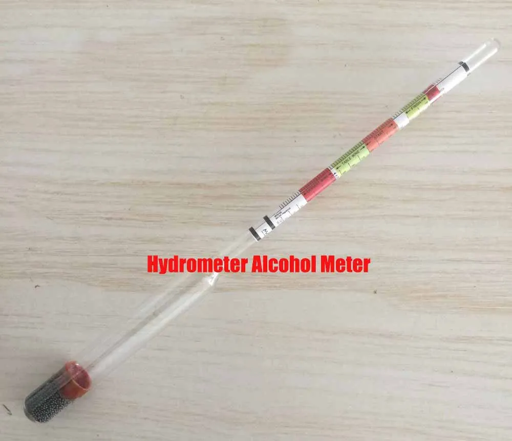 

Hydrometer Alcohol Meter Used for Wine and Beer High Tuality Tool for Home Brewing Glass Material