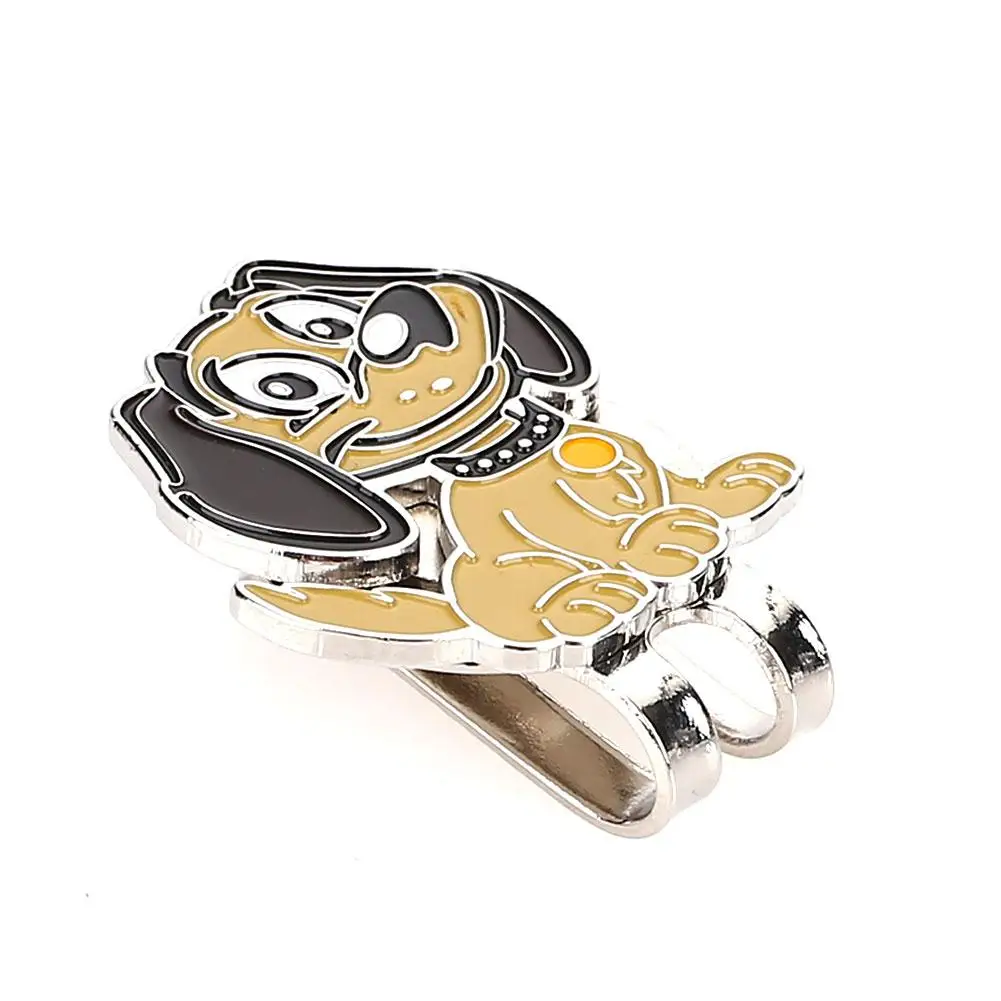 

Golf Cap Clip Golf Ball Marker Golf Hat Clip Storage Dog Magnetic Sports Alloy Durable for Outdoor Sports Golf Accessories