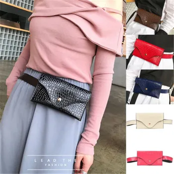 

2018 New Fashion US Belt Bag Ladies Women PU Leather Waist Pack Wallet Handbag Small Purse Phone Pouch