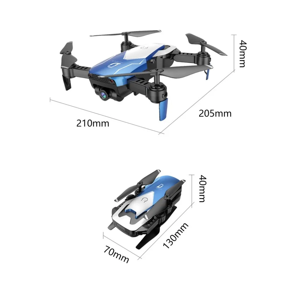 X12 4CH 0.3MP RC складной Дрон Квадрокоптер высота Удержание с Wi-Fi камера живое видео один ключ возврат Безголовый режим 3D флип