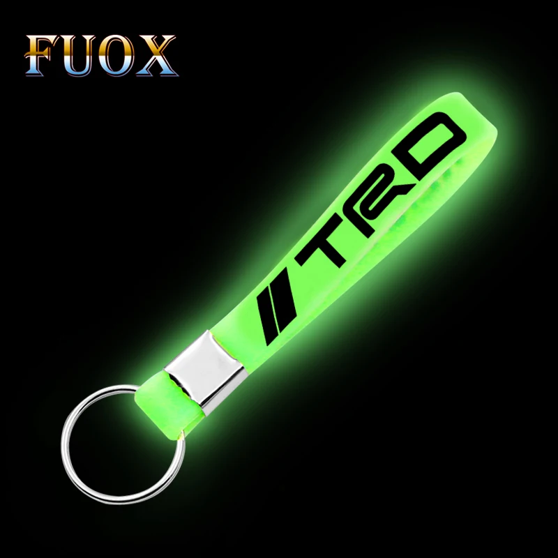 

Luminous Car keyring Keychain Car sticker Accessories Case For Toyota CROWN REIZ COROLLA Camry VIOS Car Styling Accessories