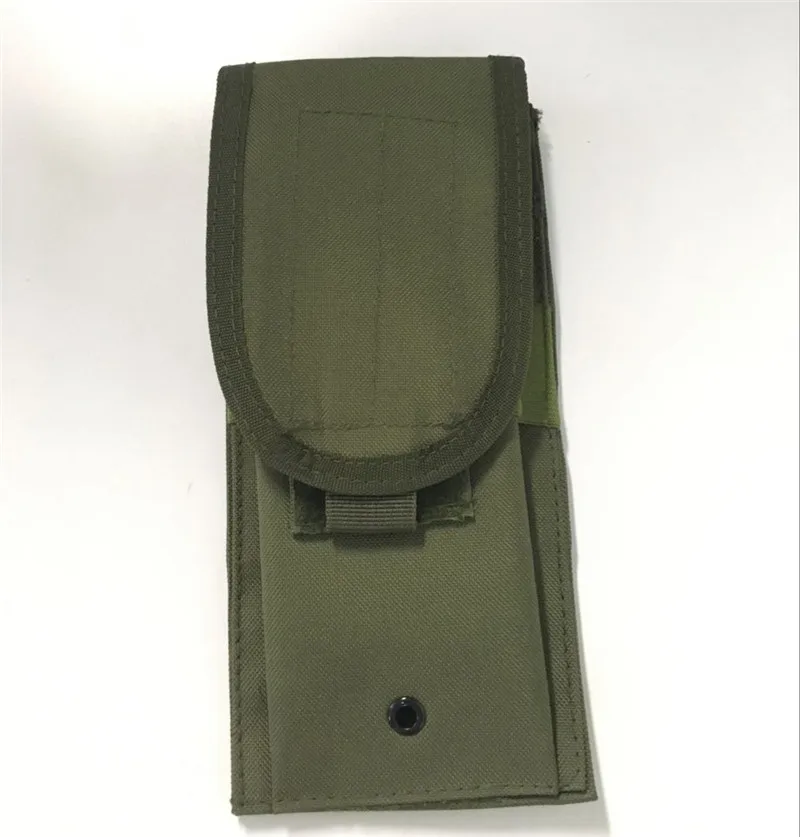 Страйкбол Molle тактический военный армейский картриджный мешочек с зажимом для подсумок инструмент карта интерфон Mag Чехлы для охоты стрельба - Цвет: Green