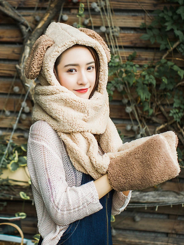 Cena ZDFURS * jesienno zimowa czapka damska jednoczęściowa czapka ciepła gruby wyściełany czapka jeździecka czapka śliczna czapka studencka