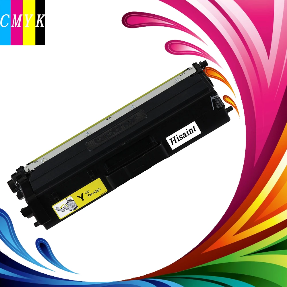 

Hisaint Hot For Brother Printer TN436Y Super High Yield Toner-Retail Packaging , Yellow Less expensive,same Great quality