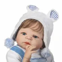 NPKCOLLECTION lifelike reborn doll soft real gentle touch boy doll full vinyl silicone popular doll for