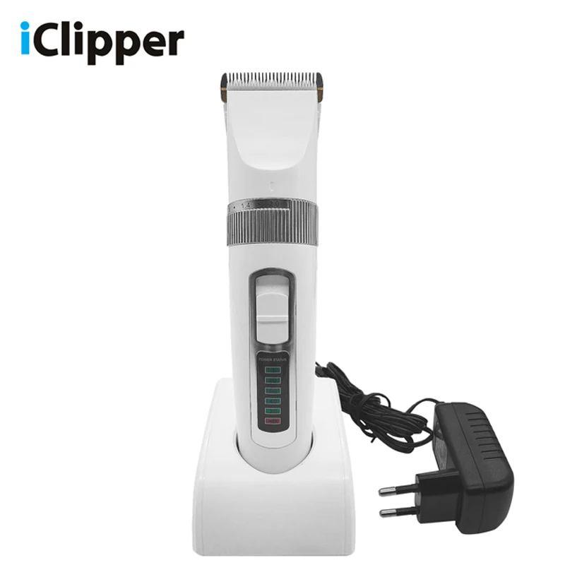 

ICLIPPER Professional Trimmer Rechargeable 2000 mAh battery Hair Clipper A8 LCD Display with battery capacity