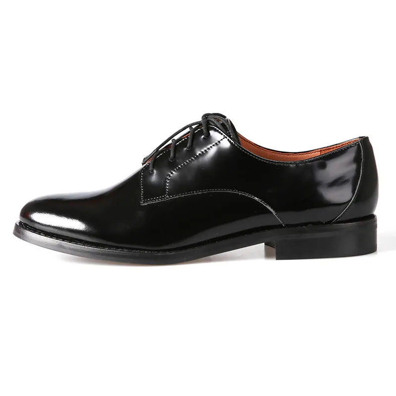 

2019 new women's single shoes round head Oxford shoes leather loafers casual shoes driving shoes neutral handsome women's single