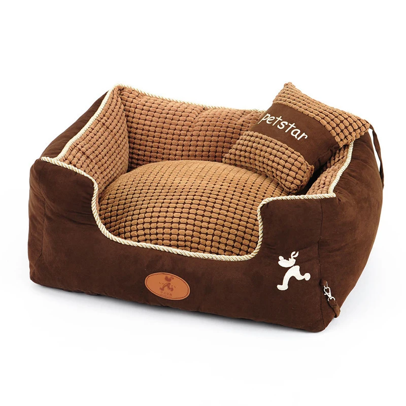 

JORMEL Pet Dog Bed Soft Material Pet Dog Fall and Winter Warm Nest Kennel For Cat Warming Dog House Puppy Plus size
