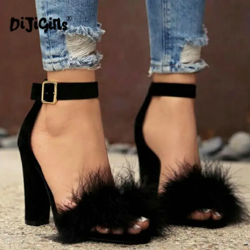 

DIJIGIRLS 2018 shoes Women Summer Shoes T-stage Fashion Dancing High Heel Sandals Sexy Stiletto Party Wedding Shoes