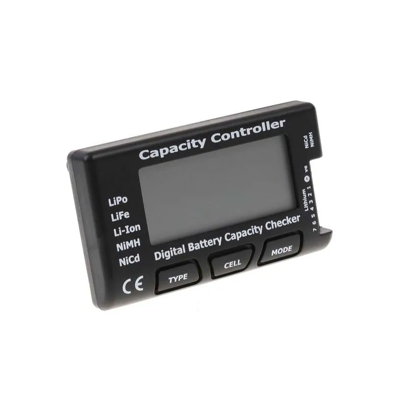 

1-7S Digital Power Display LCD Checker Tester Battery Capacity Controller LiPo LiFe Li-ion NiMH Nicd for RC Drone Airsoft Guns