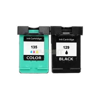 

UP compatible For HP 129 135XL Ink Cartridge for hp Photosmart C4183 C4188 C4190 Deskjet 6988xi D4145 D4155 D4160 D4163 printer