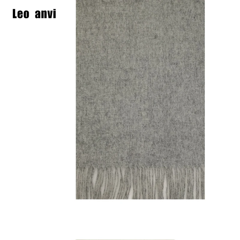 Leo anvi бренд Высокое качество шерсть кашемир bufanda hombre роскошный шарф с кисточками для мужчин зимние модные платки femme