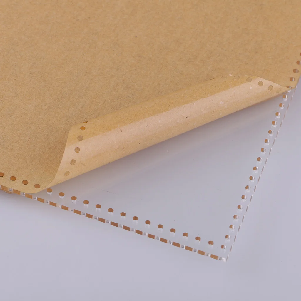 4Pcs Acrylic Clear Large Hand Bag Purse Wallet Stencil Template DIY Leather Craft