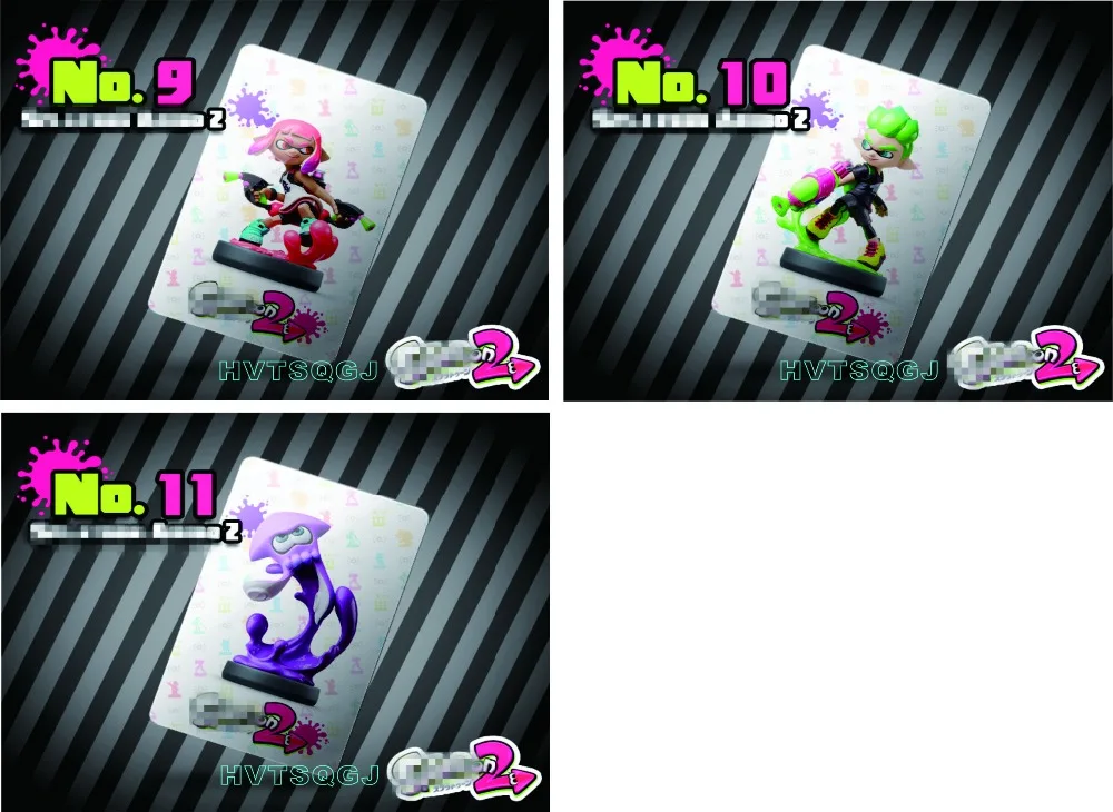 HVTSQGJ 11 шт. Splatoon2 215 чип NFC печатная карта бесплатная доставка|card card|card nfccard printing |
