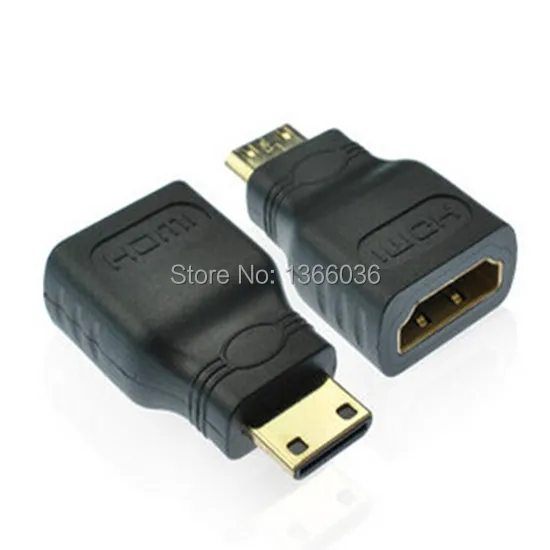 HDMI Женский к Mini HDMI Мужской адаптер конвертер V1.4 DHL экспресс- через компании 500 шт./лот