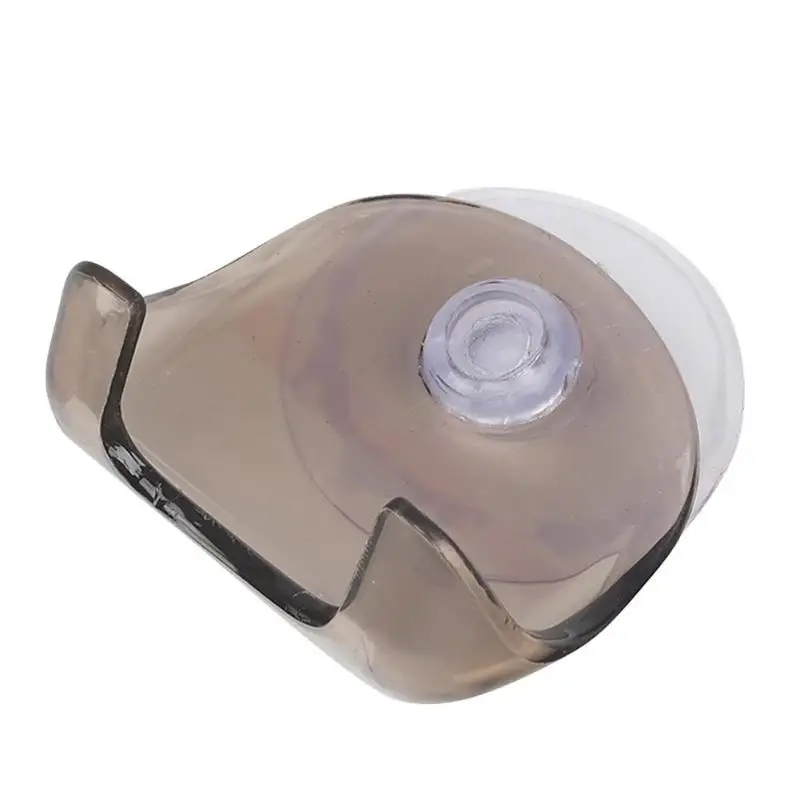 1/2 шт. бритва подвесная полка прозрачные полки для хранения для ванной комнаты присоска держатель на присосках для бритвы держатель - Цвет: 1 PC Gray