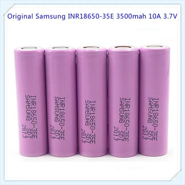 100% Оригинальный высокой емкости 18650 3500 мАч 35E sdi inr18650 35e (1 шт.)| |
