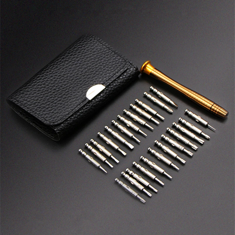 

25 in 1 Screwdriver Set First-aid Kit Repair Opening Tools Pentalobe Torx Phillips Screwdrivers Kit for Phone PC Camera Watch