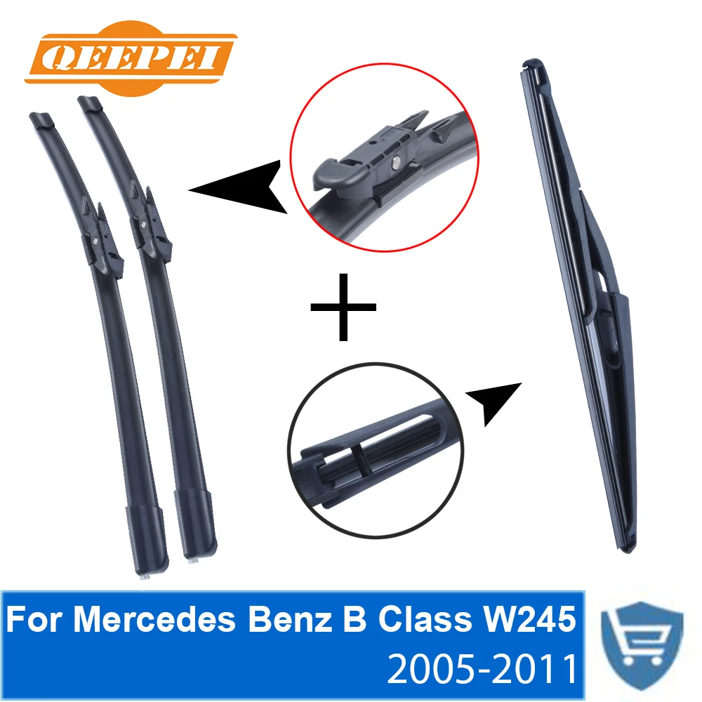 Prix pour QEEPEI Avant et Arrière Lame D'essuie-Glace sans Bras Pour Mercedes Benz Classe B W245 2005-2011 Haute qualité Naturel Caoutchouc pare-brise 26 + 23R Prix pour QEEPEI Avant et Arrière Lame D'essuie-Glace sans Bras Pour Mercedes Benz Classe B W245 2005-2011 Haute qualité Naturel Caoutchouc pare-brise 26 + 23R