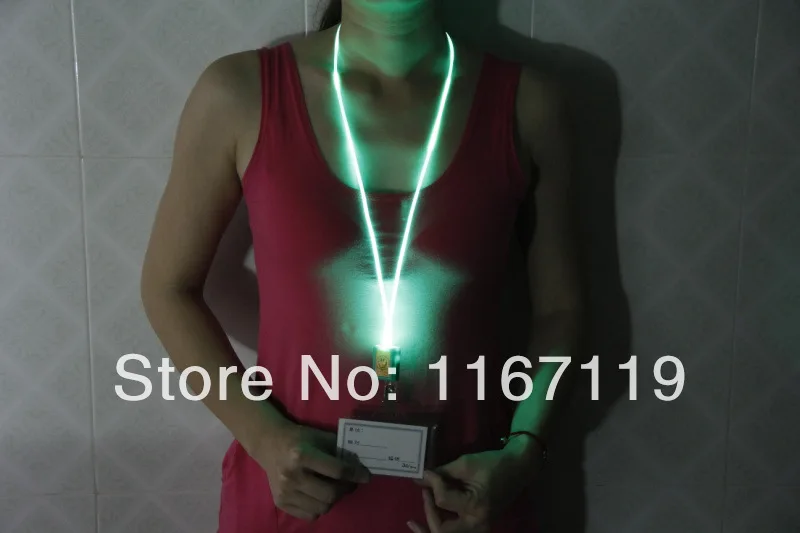 100 pcs/lot светодиоды строп слинг светящийся свечение кулон лёгкие излучающих