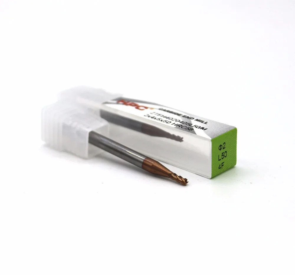 

2X4X5X50 of 4 flutes HRC 58 mill cutter solid carbide end mill CNC machine