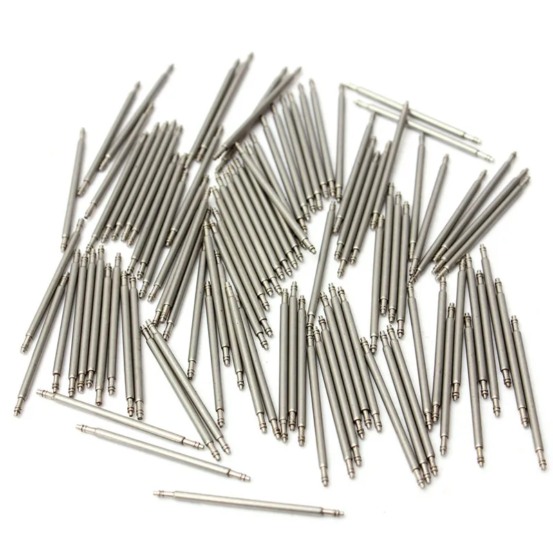 

100pcs 20mm Stainless Steel Watch for Band Spring Bars With Strap Link Pins Remover Excellent Quality