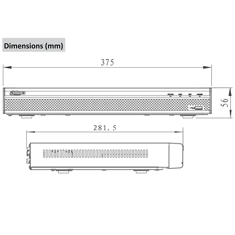 Dahua 8CH 16CH 32CH NVR5208-4KS2 NVR5216-4KS2 NVR5232-4KS2 H.265 Pro Сетевой Видео Регистраторы до 12MP распознавания лиц