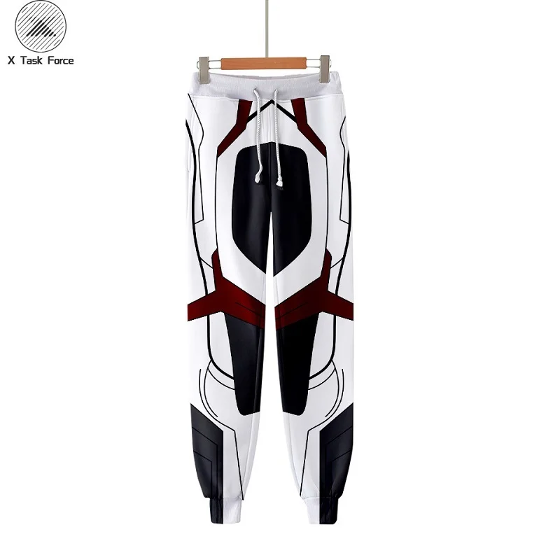 New 2019 Avengers 4 Endgame Advanced Tech Men Women Long Pants Quantum Realm Cosplay Costume Casual Long Pants S-4XL