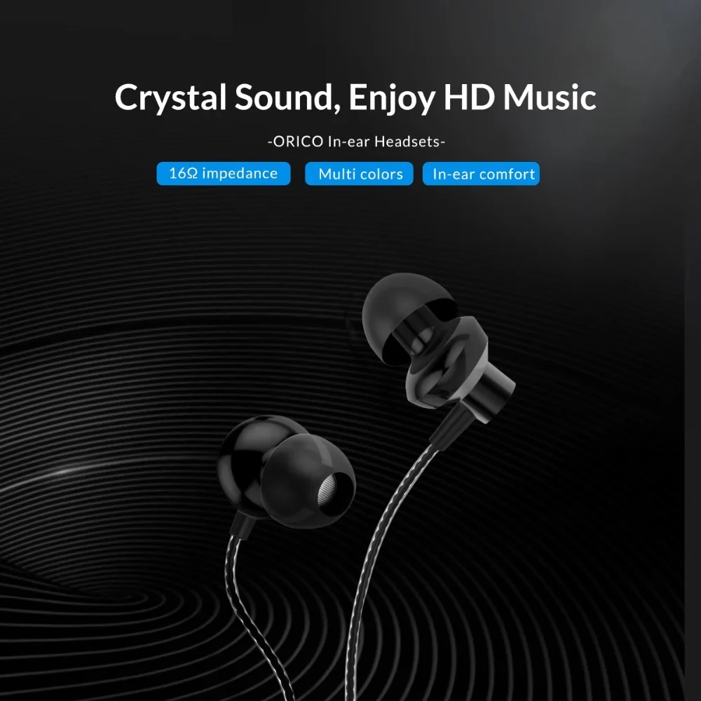  ORICO In-ohr Kopfhörer Metall Bass Ohrhörer Sound Hohe Qualität Musik 35mm Sport Kopfhörer für iPho