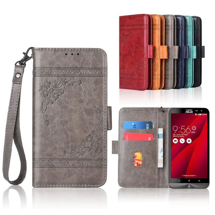 Wallet case for ASUS ZenFone 2 Laser ZE600KL ZE601KL Flip case with Strap,100% special PU leather embossing flower book case
Wallet case for ASUS ZenFone 2 Laser ZE600KL ZE601KL Flip case with Strap,100% special PU leather embossing flower book case