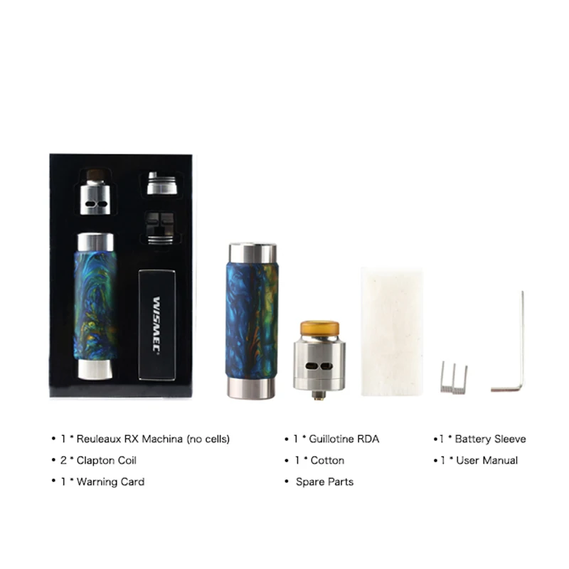Оригинальный WISMEC Reuleaux RX Machina 20700 механический мод идеально с комплектом