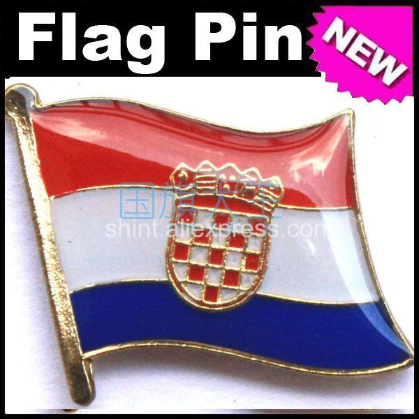 

Lapel Pins Croatia Flag Pins All Over The World Badge Emblem Country State Pins