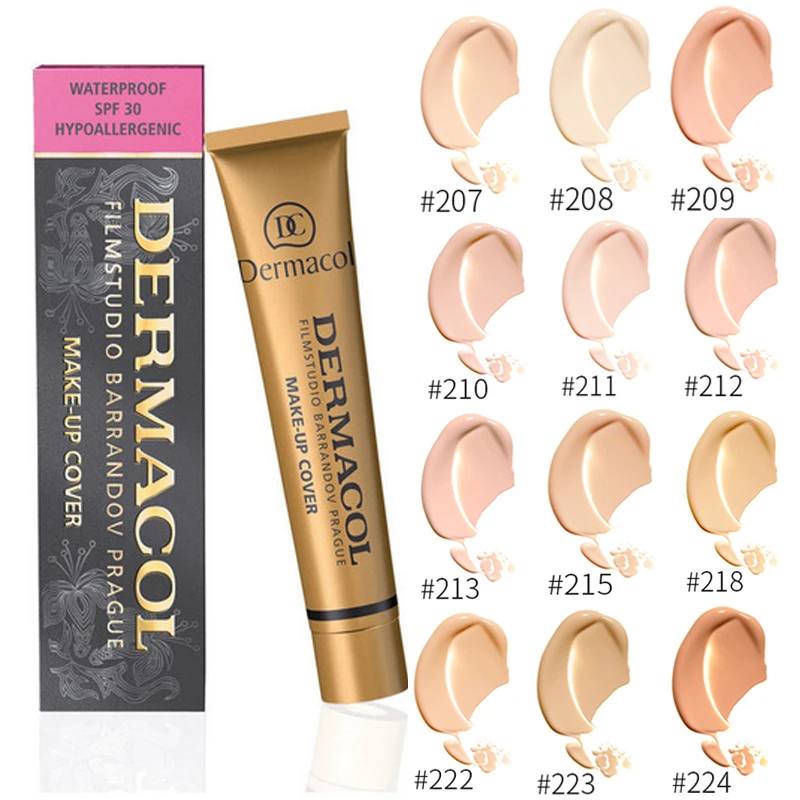 

Dermacol Makeup Cover Authentic 100% 30g Primer Concealer Base Professional Face Dermacol Makeup Foundation Contour Palette