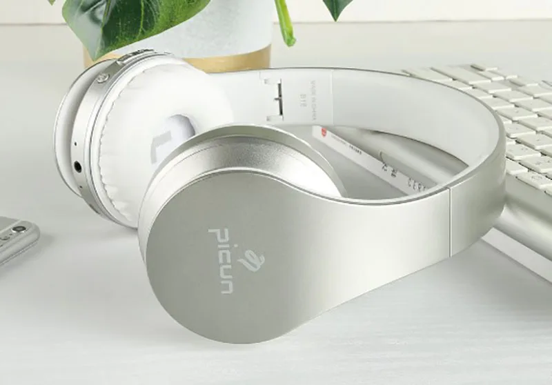 Smart Wireless Bluetooth Headphone Fingerprint Touch Portable Foldable Retractable Design Noise Cancelling Stereo Surround Sound
