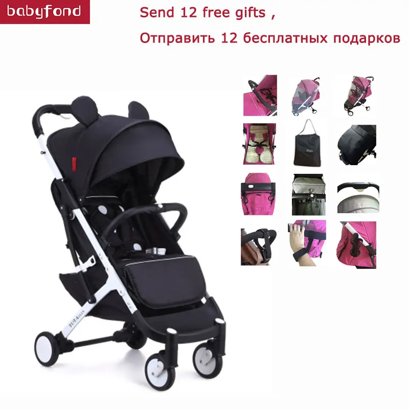 

2018 baby stroller can be on plane stroller baby use 175 degree newborn sleeping baby pram Ultralight umbrella carts