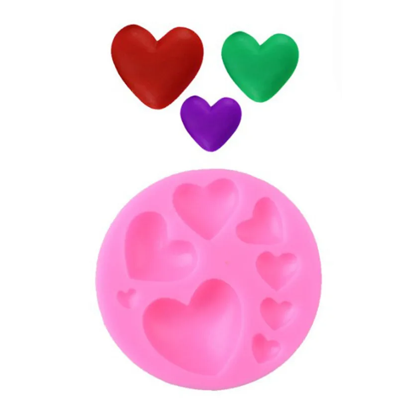 

TTLIFE Love Heart Shape Silicone Mold Pastry Chocolate Cupcake Kitchen Baking Mould Soap Cookies Fondant Cake Decorating Tool