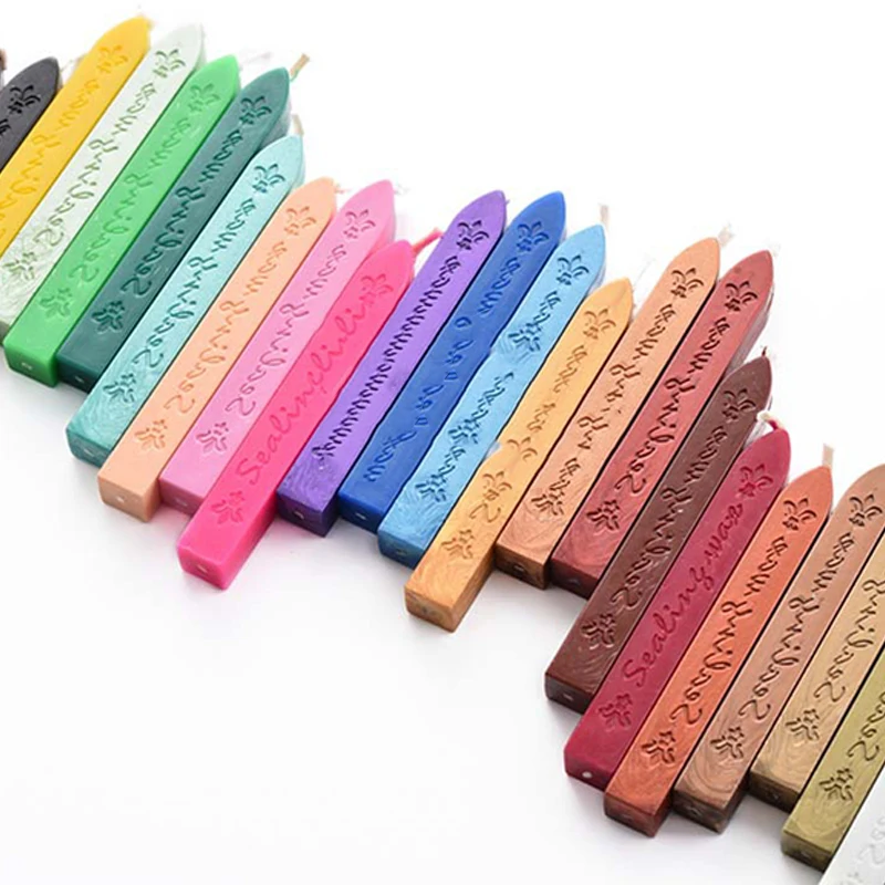 

Multifunctional Retro Wax Strips Envelopes Card Invitations DIY Hancraft Decoration Wax Stick Practical Sealing Wax For Stamp