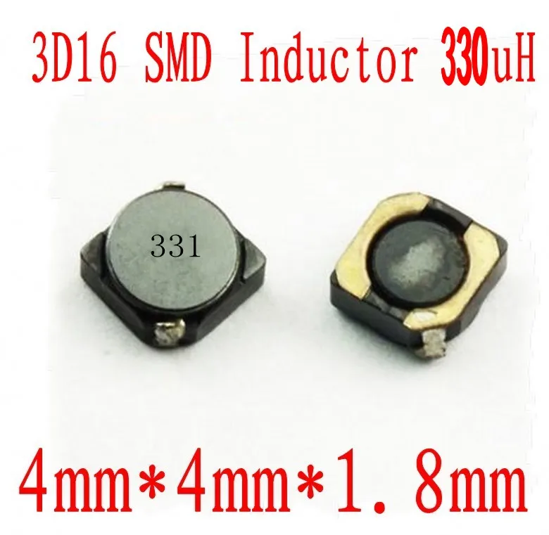 NEW SMD Inductors 3D16 330UH Chip inductor 4*4*1.8mm CDRH 3D16 331 Shielding Power inductance 1000 PCS photo