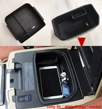 Center Storage Armrest Box Container Glove Box Organizer Case Holder For Toyota Land Cruiser FJ200 LC200 2008- 2016
