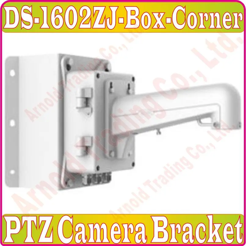 DS 1602ZJ BOX CORNER CCTV PTZ Camera Corner Mount Bracket with junction
