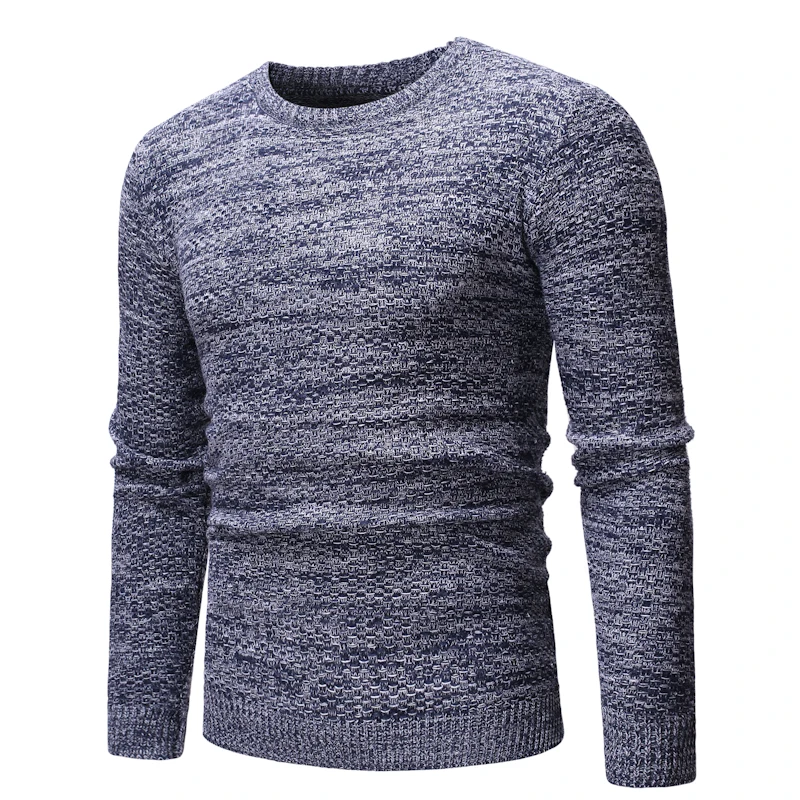 

2019 Autumn Winter Sweater Men O-neck Solid Color Slim Knitwear Homme New Fashion Handsome Pullover Men Casual Sweater Clothes