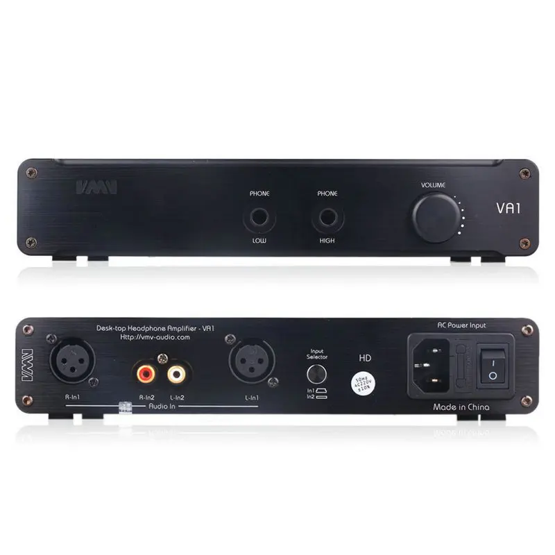 SMSL VA1 DT HIFI аудио Настольный усилитель для наушников AMP со сбалансированным Вход Fit