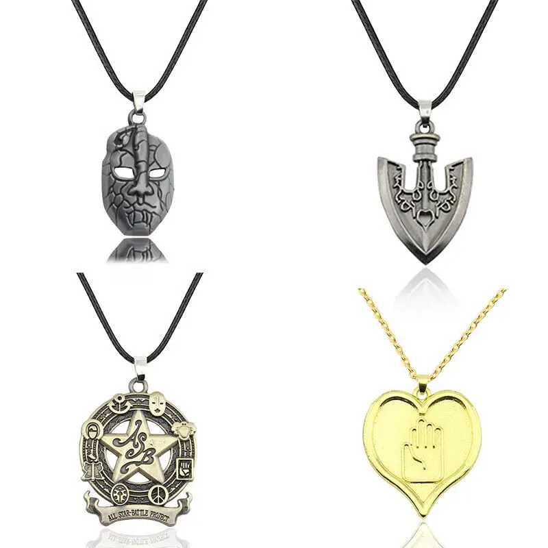 

Anime JOJOS BIZARRE ADVENTURE Necklaces KILLER QUEEN Higashikata Josuke Pendant Necklace For Fans Christmas gift