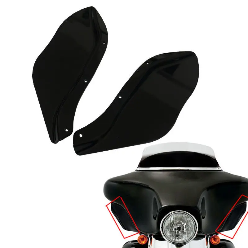 Ветровой экран для мотоцикла черный/прозрачный Harley Touring FLHR FLHT FLHX 1996 2013|Козырьки от