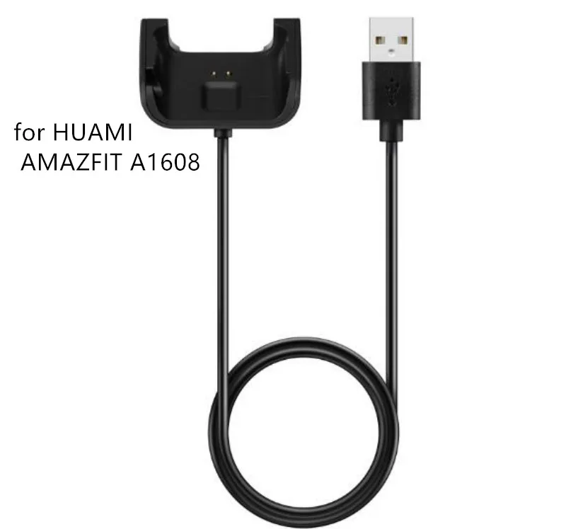 100 шт. 1 м для Huami smartwatch A1608 зарядное устройство кабель передачи данных зарядная