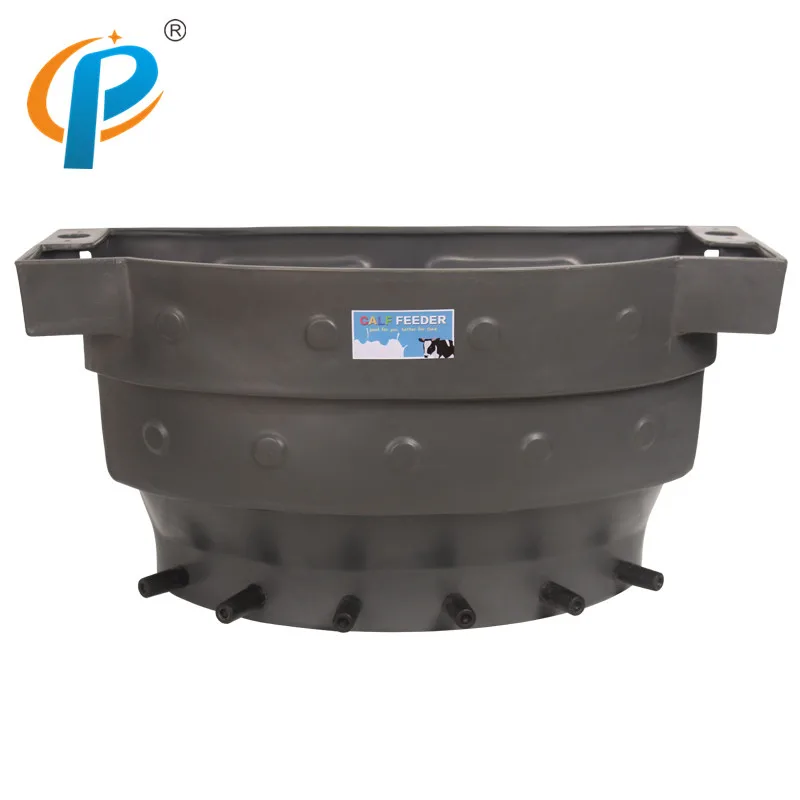 38liter Calf Feeding Milk Bucket With 8pcs Rubber Feeding Nipples