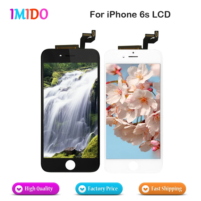 imágenes para 10 UNIDS Blanco y Negro Color de Nueva LCD Para El Iphone 6 s 4.7 "pantalla Lcd Táctil Digitalizador Asamblea calidad AAA Envío Libre de DHL imágenes para 10 UNIDS Blanco y Negro Color de Nueva LCD Para El Iphone 6 s 4.7 "pantalla Lcd Táctil Digitalizador Asamblea calidad AAA Envío Libre de DHL