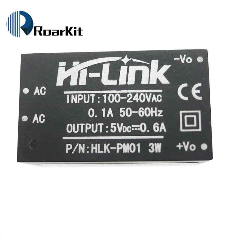 HLK-PM01 HLK-PM03 HLK-PM12 AC-DC 220V 5 V/3,3 V/12 V Мини модуля питания, интеллигентая(ый) бытовой выключатель питания модуль