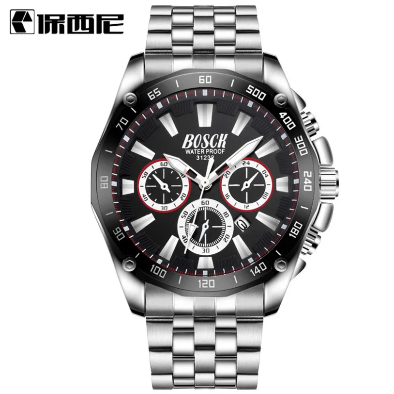 

New watch with men's luminous sports waterproof fashion trend quartz watch student simple watch